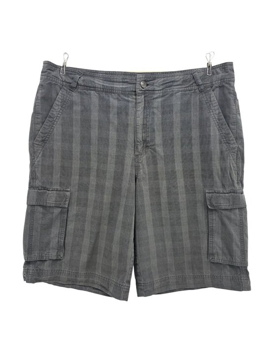 Patagonia Other - Patagonia Mens 36 Shorts Cargo Organic Cotton Plaid Gray Flat Front Outdoor
